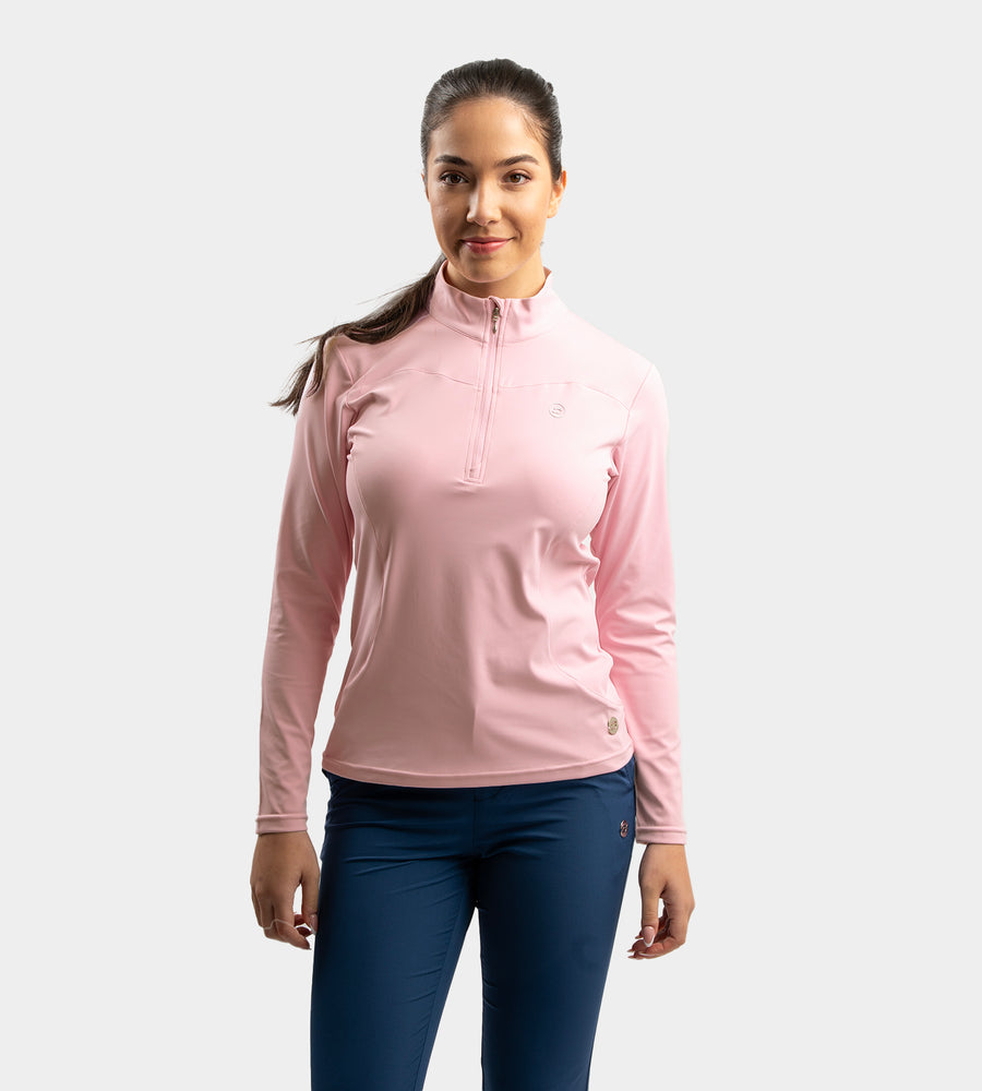 LADIES HEART MIDLAYER - ROSA