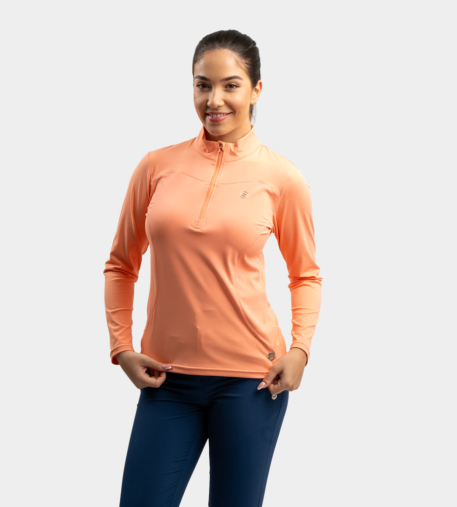 LADIES HEART MIDLAYER - KORALLE