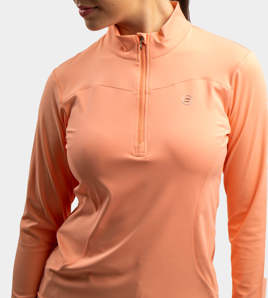 LADIES HEART MIDLAYER - KORALLE