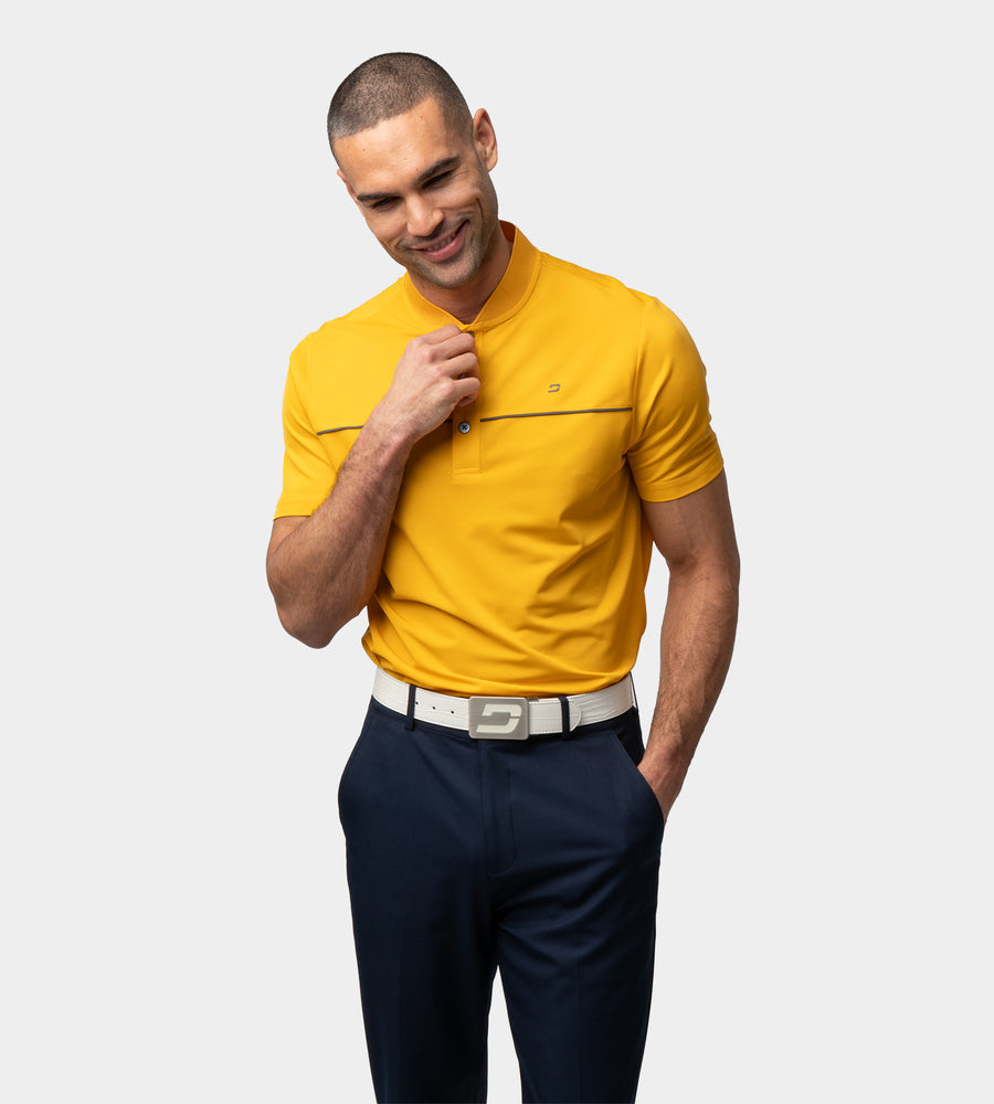 PRIME PIQUE POLO - MUSTARD