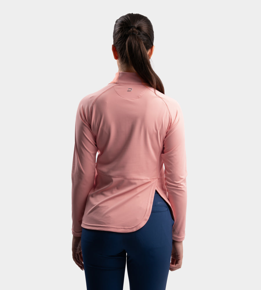 LADIES SPLIT HEM MIDLAYER - ROSA