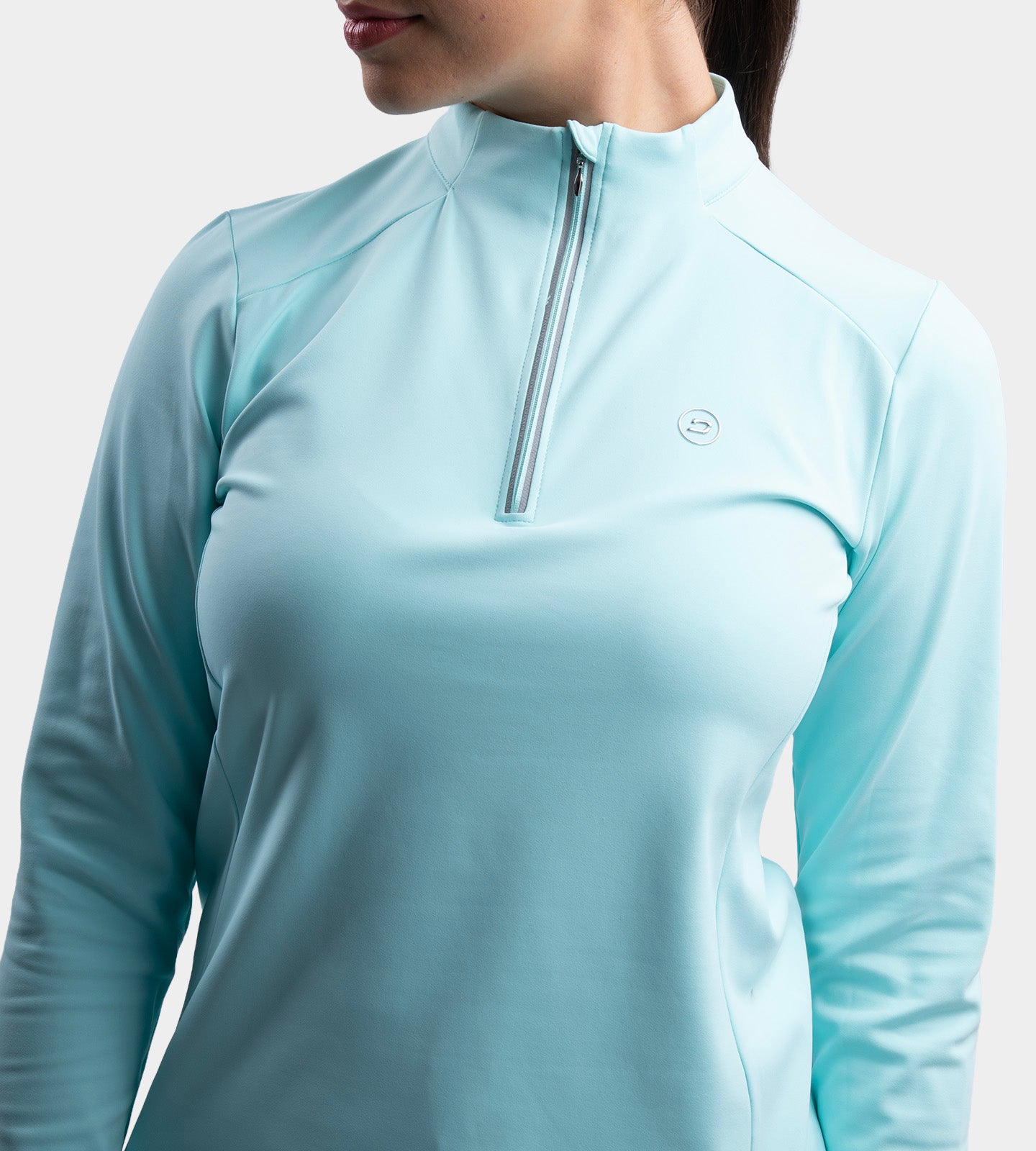 LADIES GALACTIC MIDLAYER - MINZGRÜN