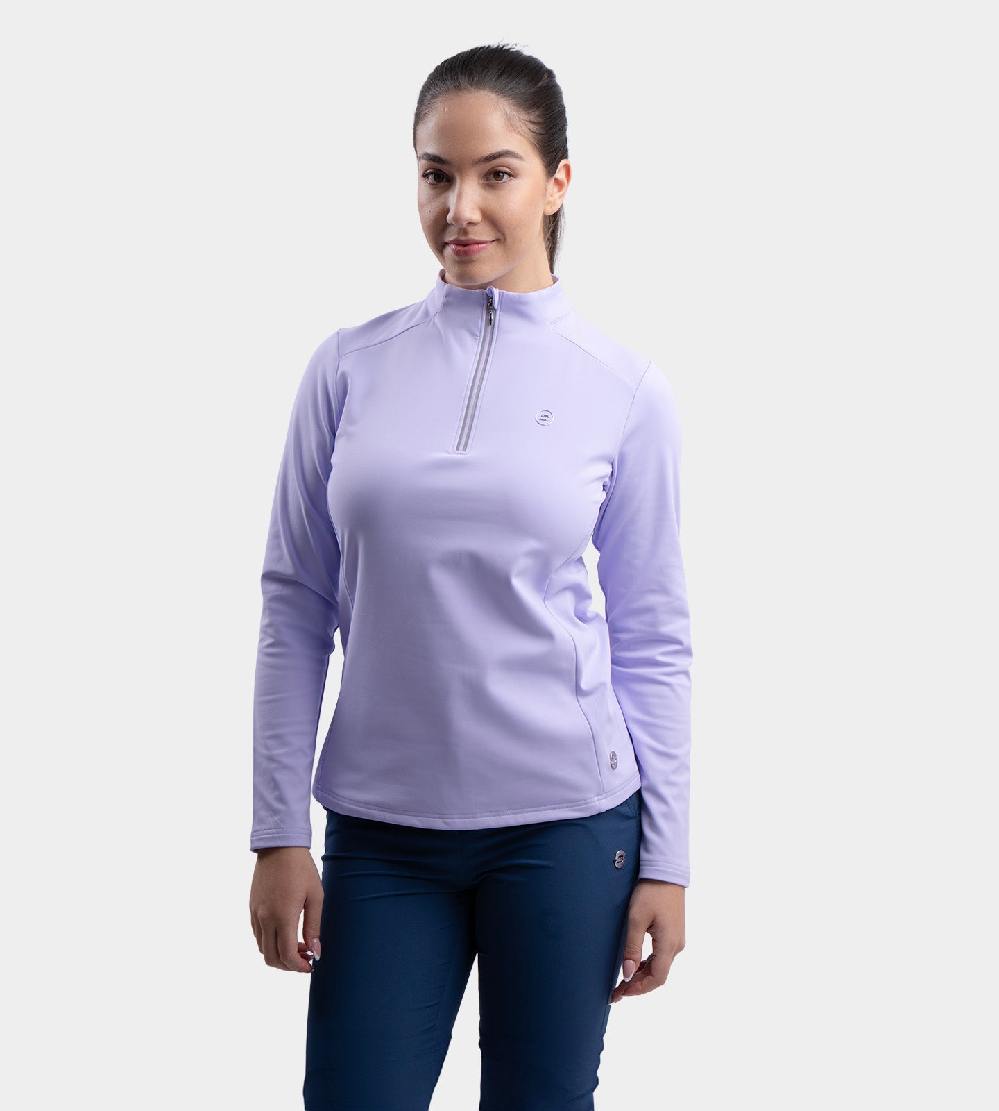 LADIES GALACTIC MIDLAYER - LAVENDAR