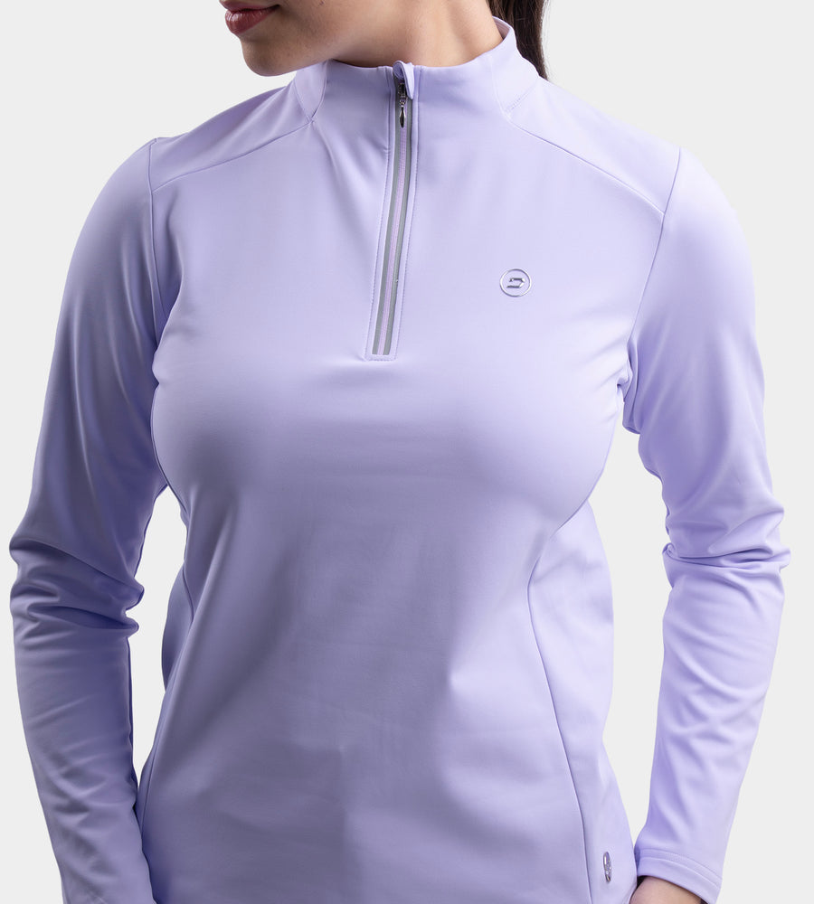LADIES GALACTIC MIDLAYER - LAVENDAR