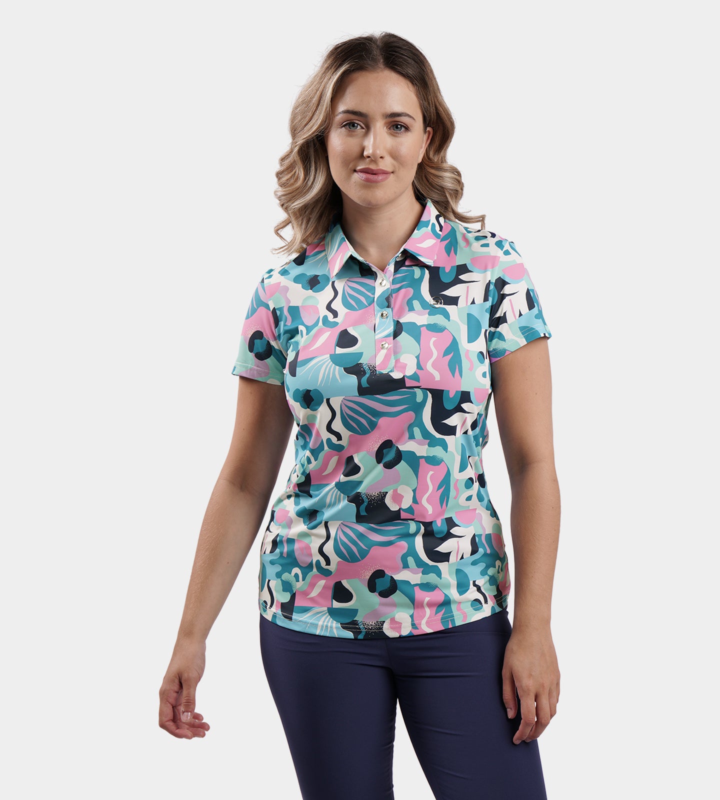 LADIES EXOTIC POLO - MINZGRÜN