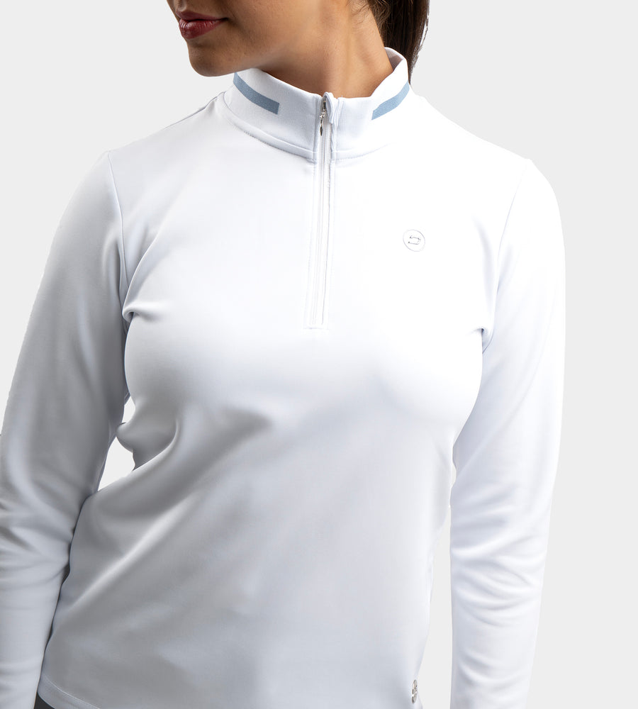 LADIES FAIRWAY FLEX MIDLAYER - WEISS