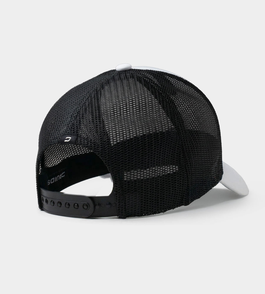 OAK VELCRO CAP - WIT / ZWART