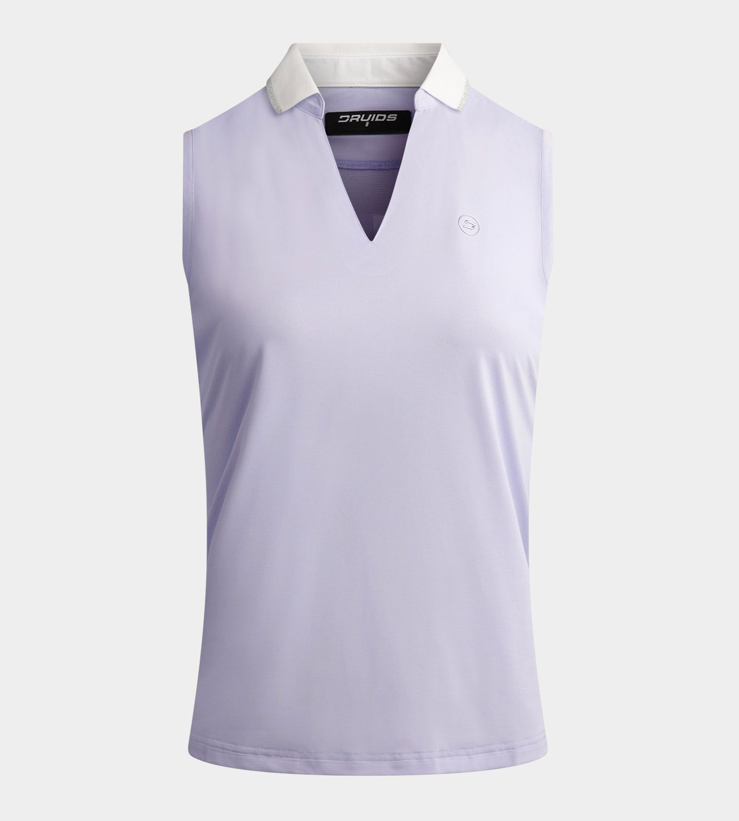 LADIES CLASSIC V NECK POLO - LAVENDAR