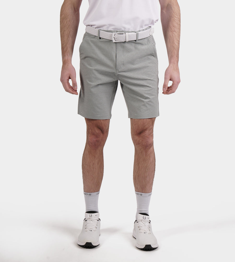 HERITAGE STRIPE SHORTS - GRIJS