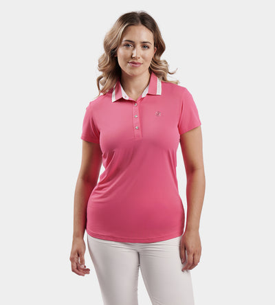 LADIES COUTURE POLO - ROSE