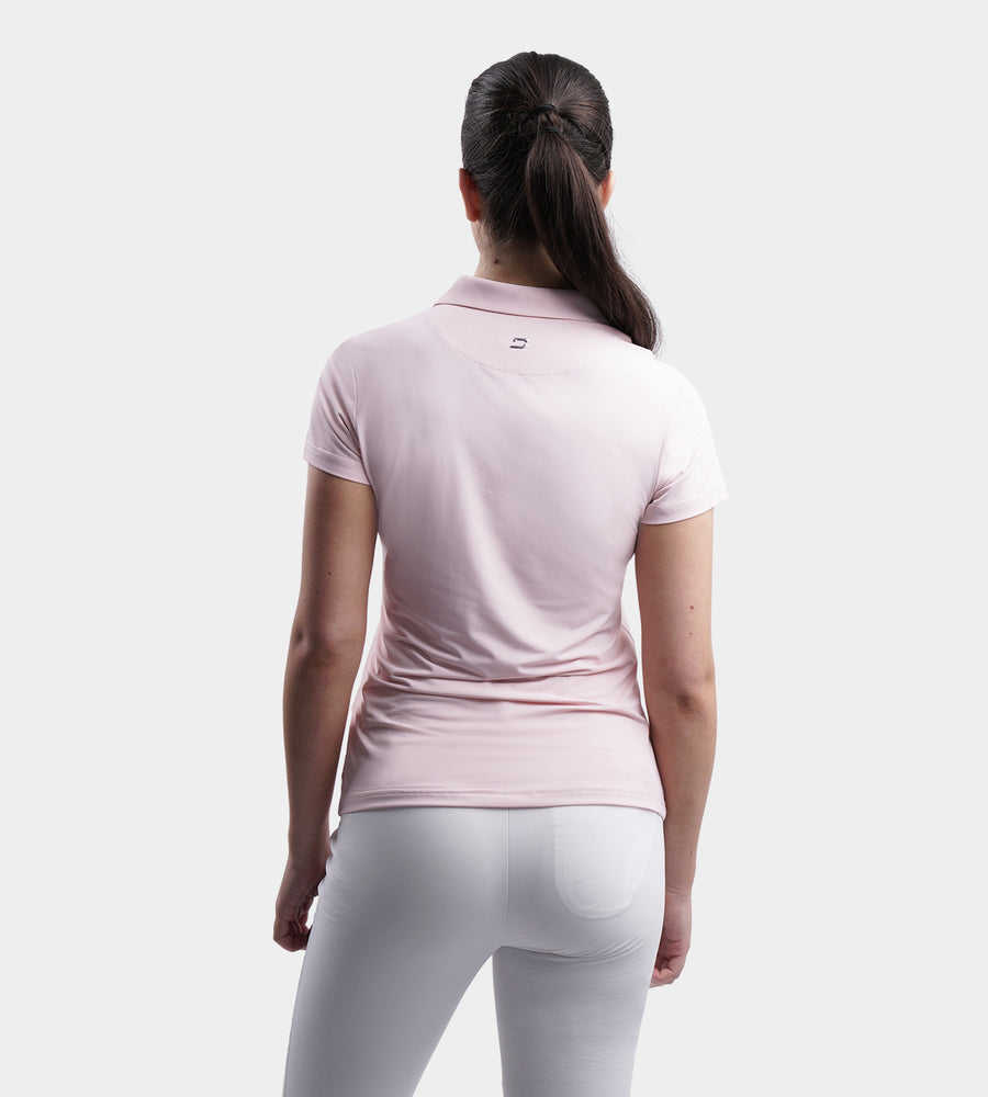 LADIES CLUBHOUSE POLO - BLUSH