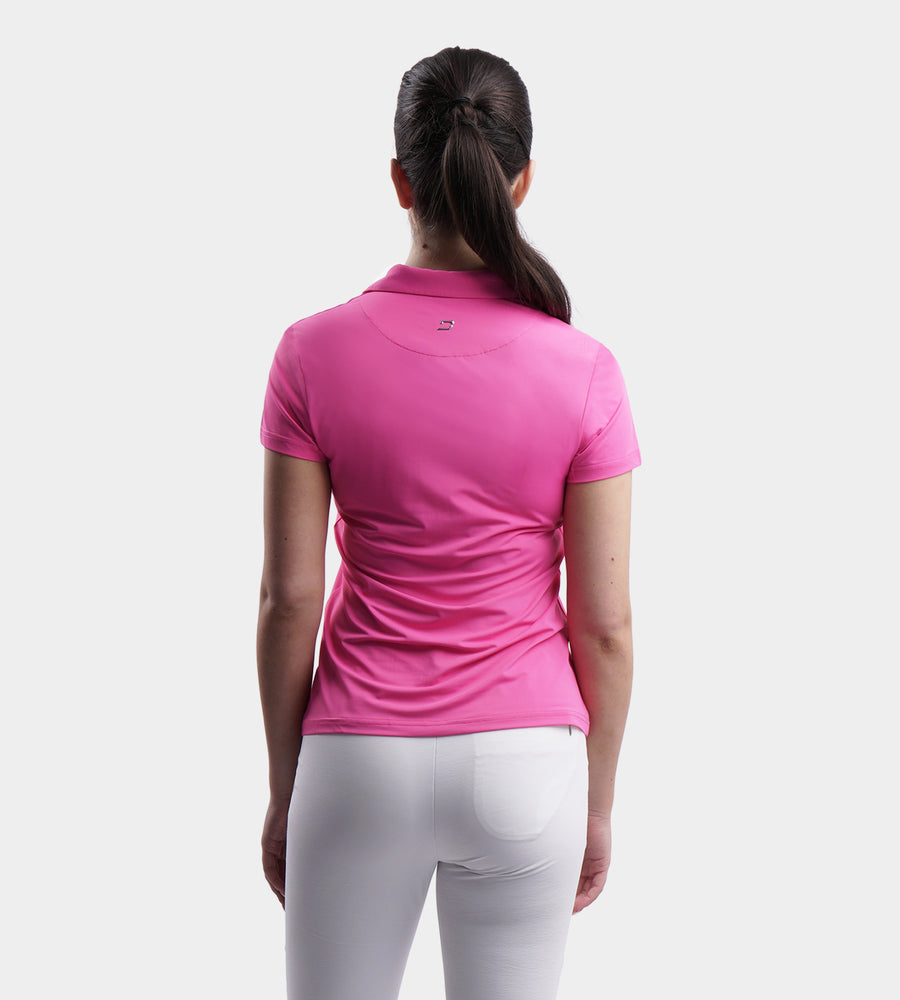 LADIES CLUBHOUSE POLO - ROZE