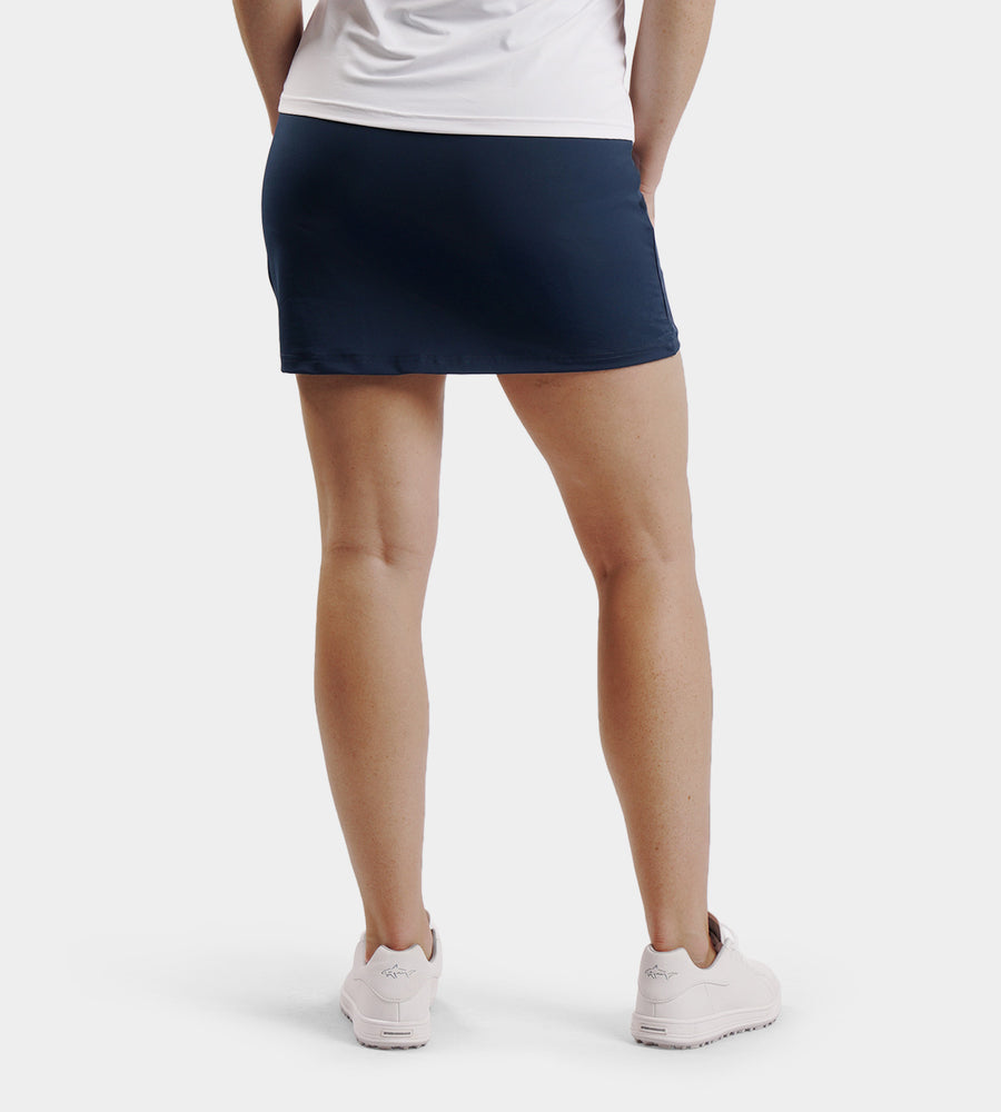 LADIES POCKET SKORTS - NAVY