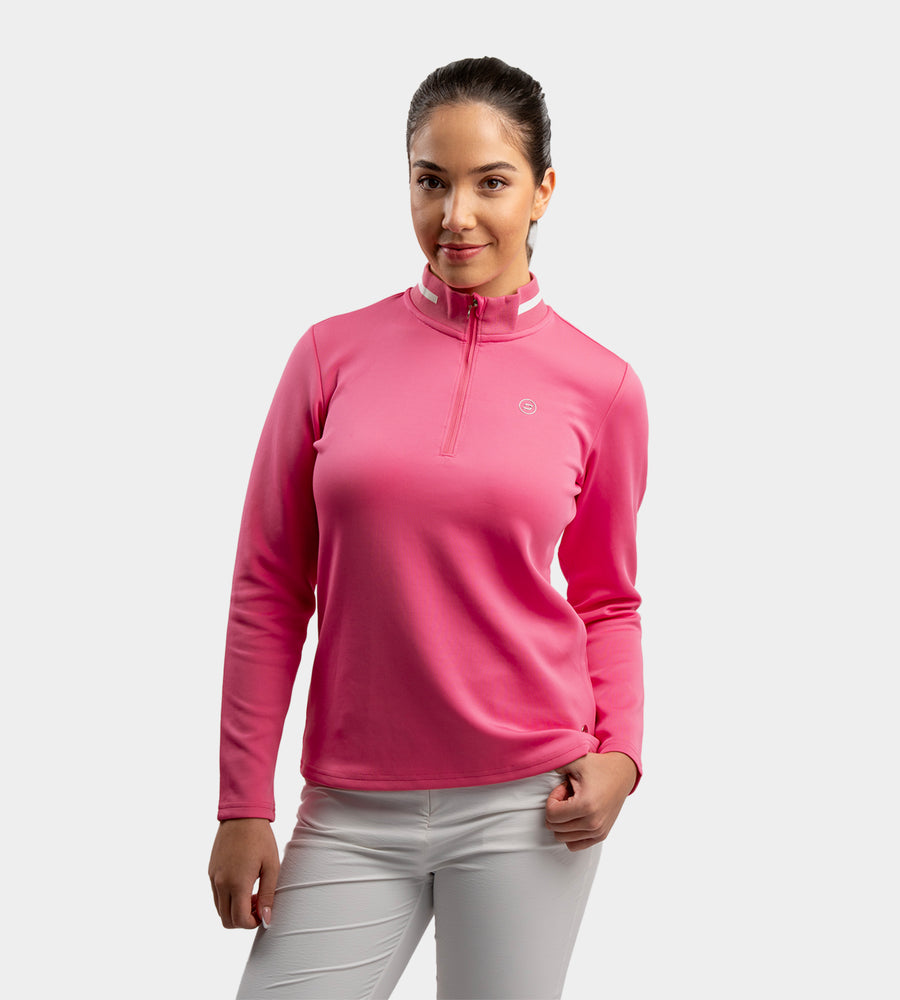 LADIES FAIRWAY FLEX MIDLAYER - ROSA