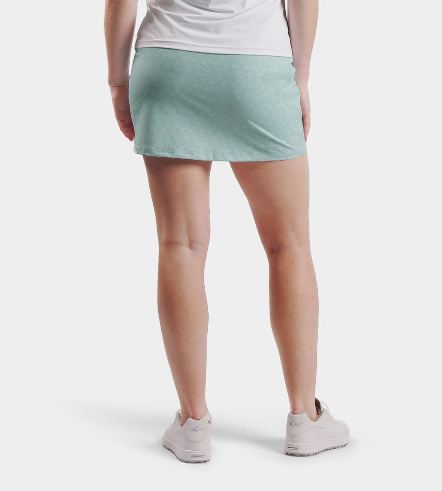 LADIES POCKET SKORTS - PETAL MINT