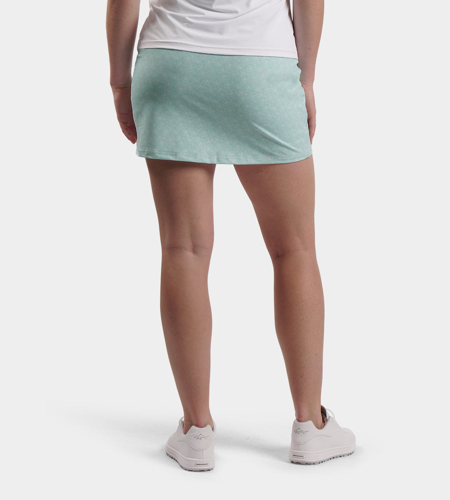 LADIES POCKET SKORTS - PETAL MENTHE