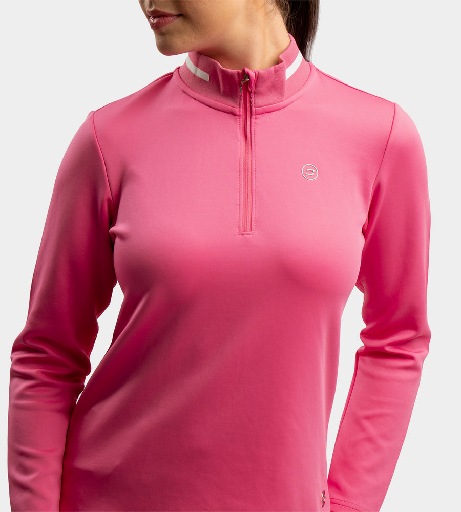 LADIES FAIRWAY FLEX MIDLAYER - ROSA