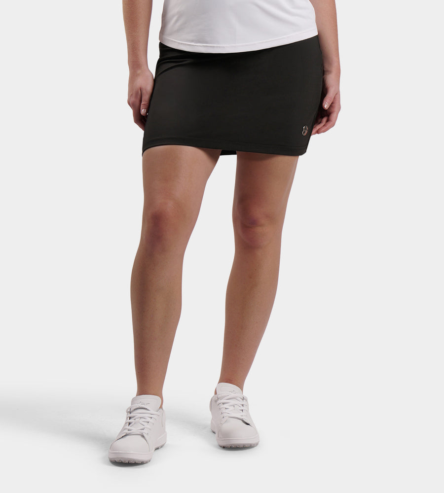 LADIES POCKET SKORTS - NEGRO