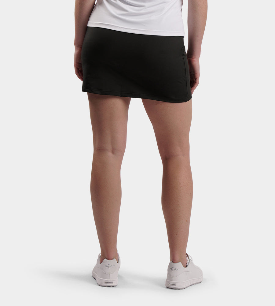 LADIES POCKET SKORTS - NOIR
