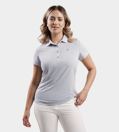 LADIES COUTURE POLO - BLEU