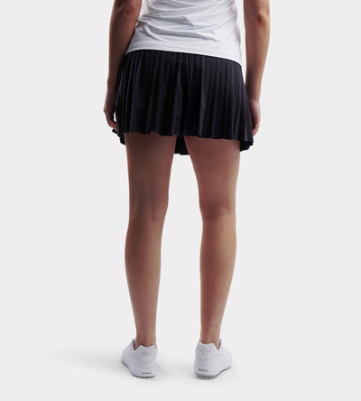 LADIES PLEATED SKORTS - NOIR