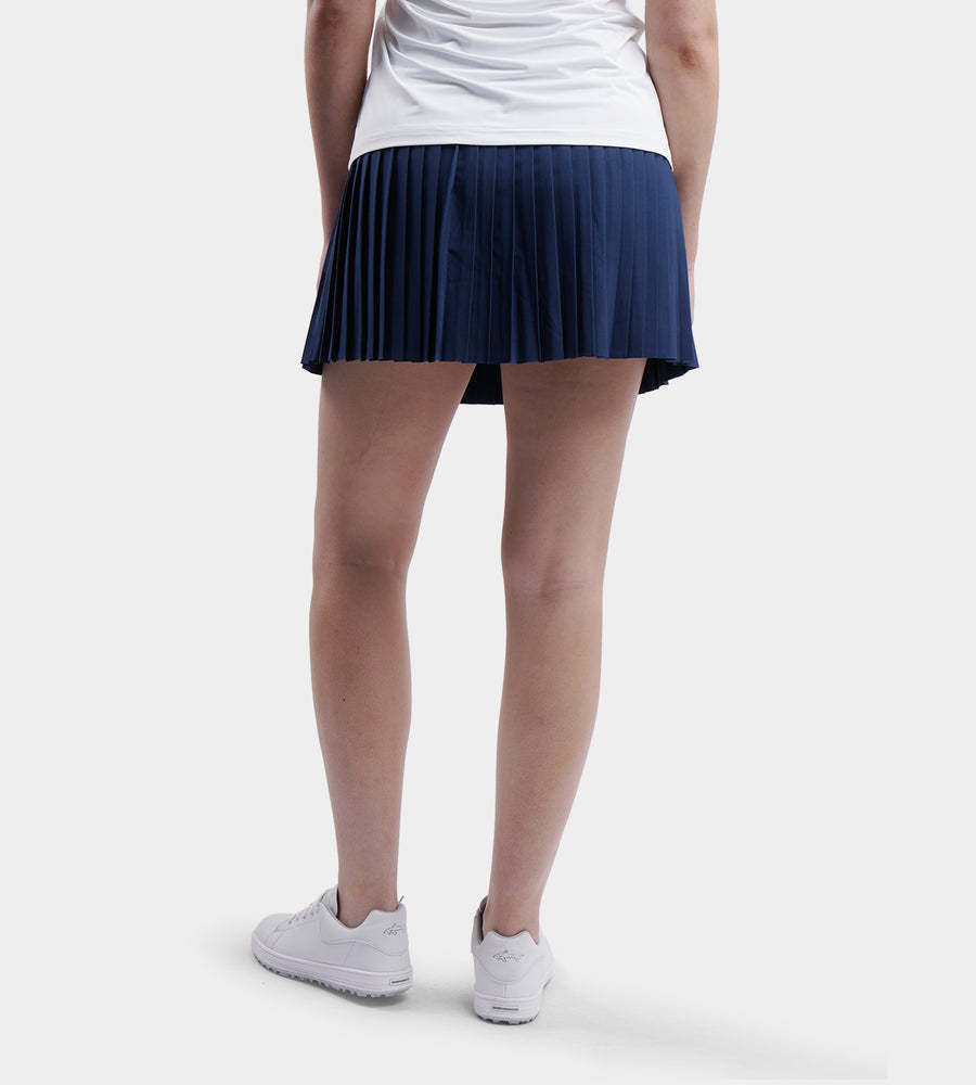 LADIES PLEATED SKORTS - MARINO