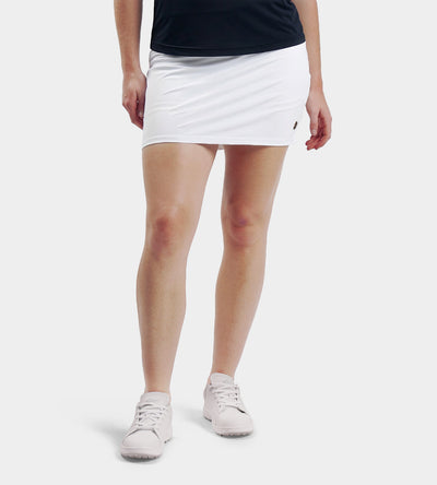 LADIES POCKET SKORTS - BLANC