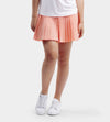 LADIES PLEATED SKORTS - CORAL