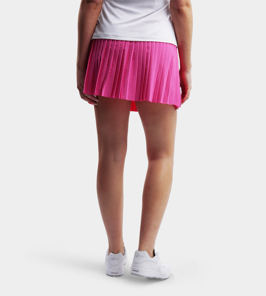 LADIES PLEATED SKORTS - PINK