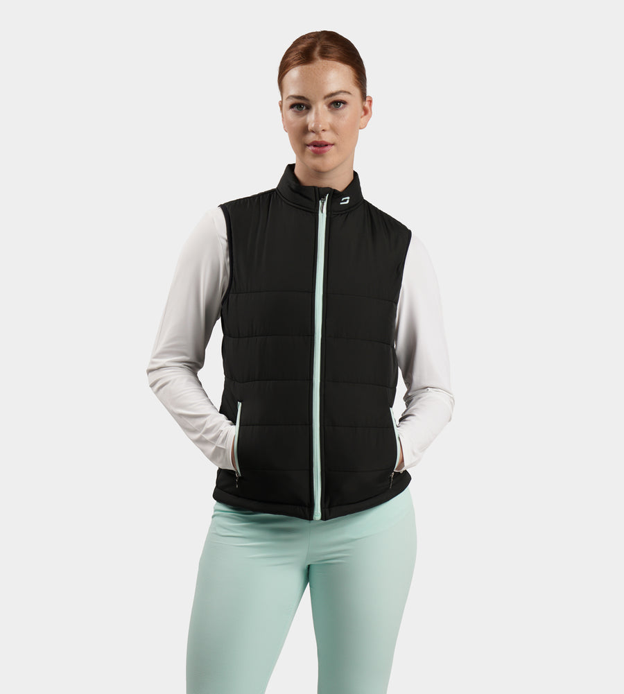 LADIES GRACIE GILET - BLACK