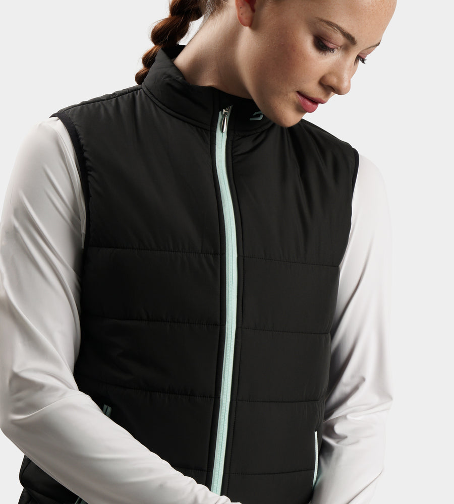 LADIES GRACIE GILET - BLACK
