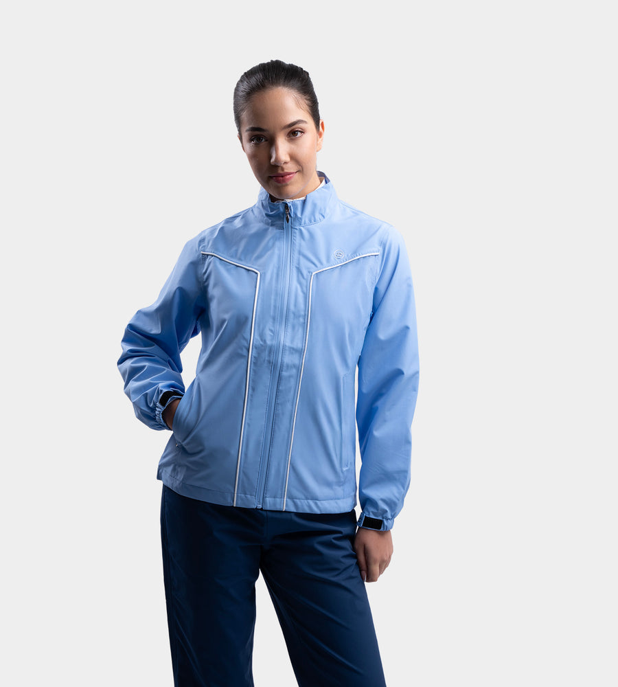 LADIES ESCAPADE RAIN JACKET - BLAU