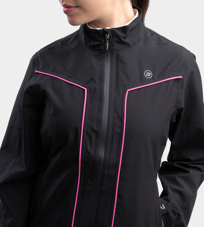 LADIES ESCAPADE RAIN JACKET - BLACK