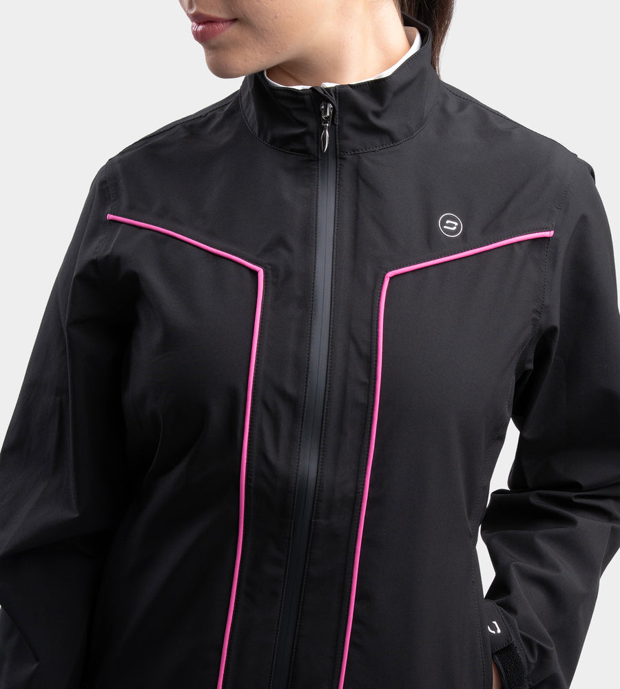 LADIES ESCAPADE RAIN JACKET - NERO