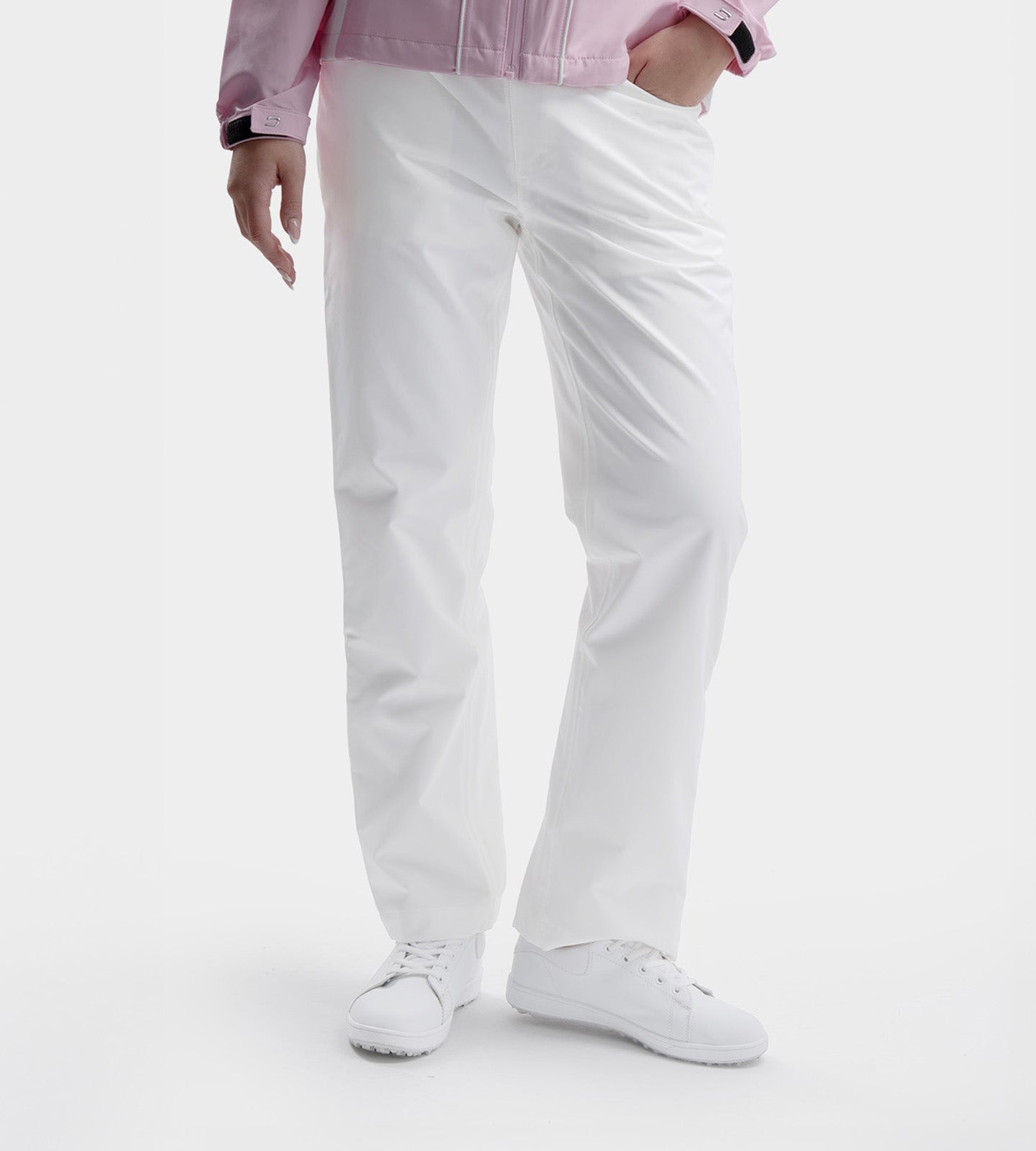 LADIES INFINITE RAIN TROUSERS - BIANCO