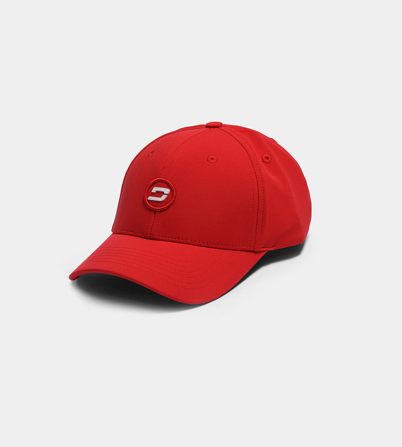 KIDS THE "D" BADGE CAP - ROSSO