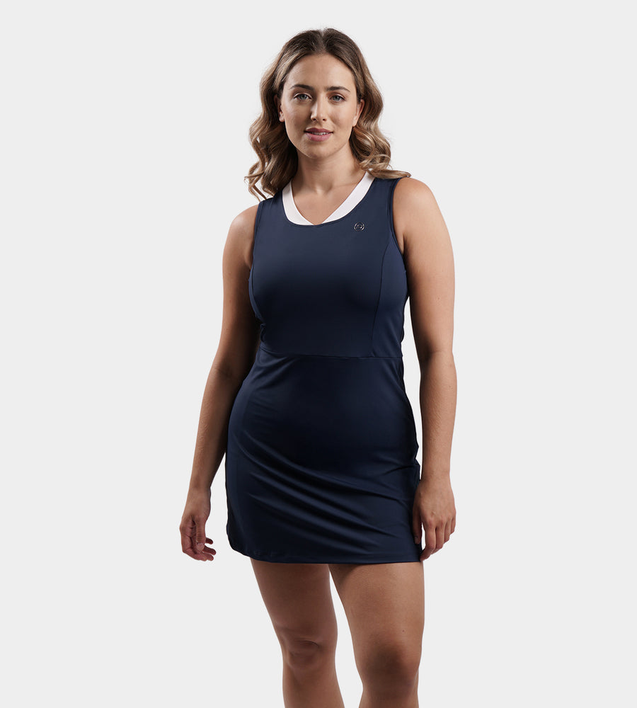 LADIES AURA DRESS - MARINO
