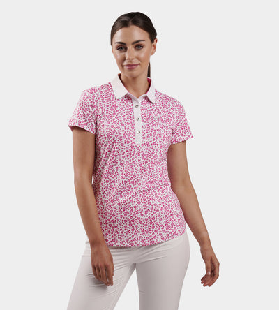 LADIES HEART POLO - ROSE