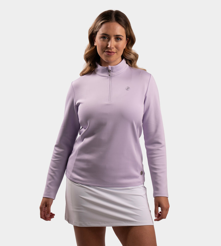LADIES ULTRA BLEND MIDLAYER - LAVENDAR