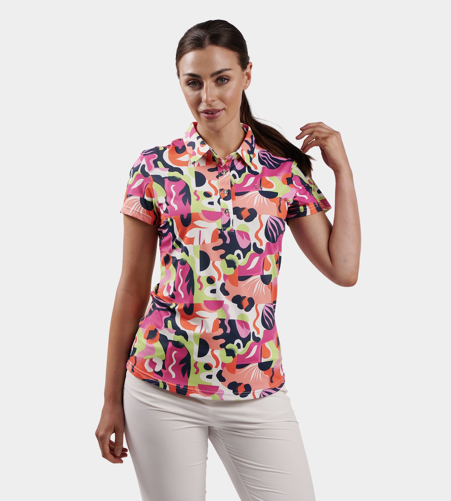 LADIES EXOTIC POLO - LIMETTE