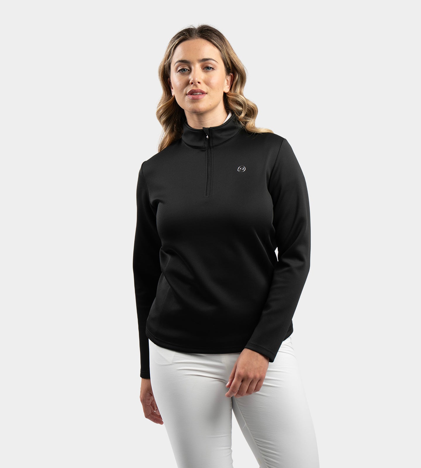 LADIES ULTRA BLEND MIDLAYER - SCHWARZ