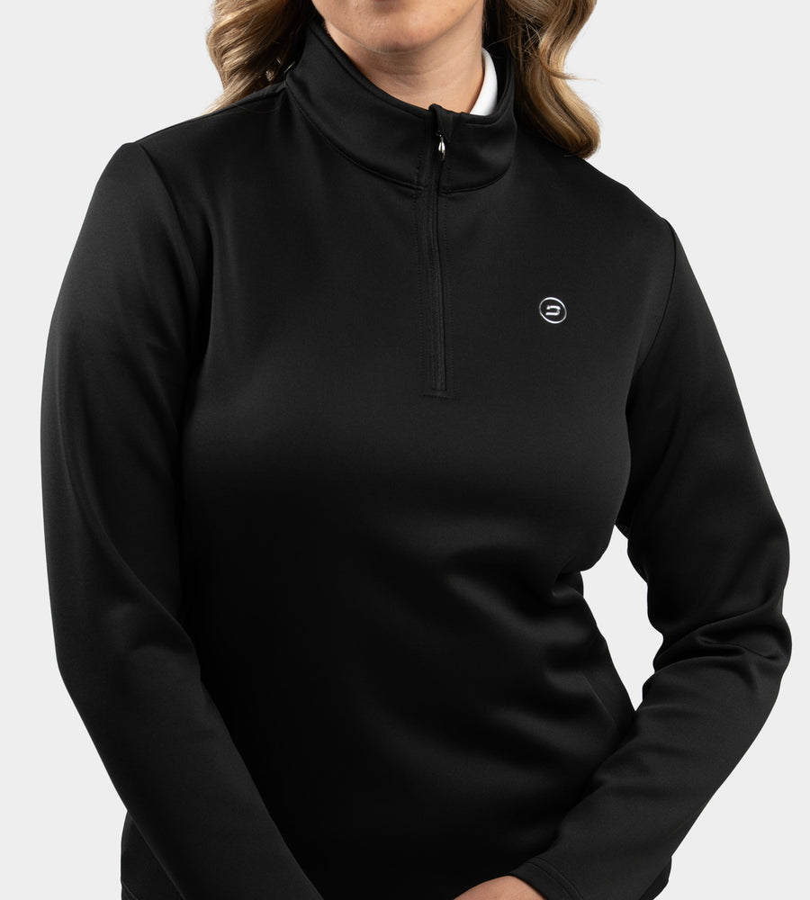 LADIES ULTRA BLEND MIDLAYER - SCHWARZ