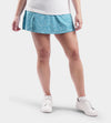 LADIES SIENNA SKORTS - LEOPARD TEAL