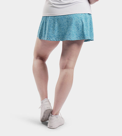 LADIES SIENNA SKORTS - LEOPARD SARCELLE