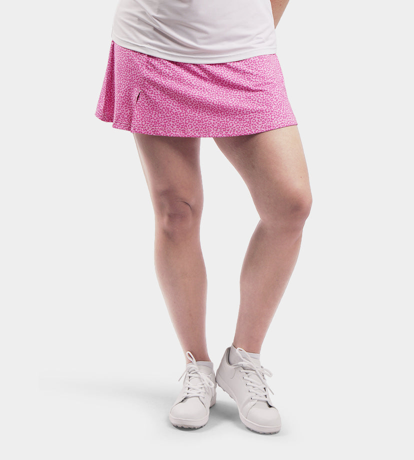 LADIES SIENNA SKORTS - LEOPARD ROSE