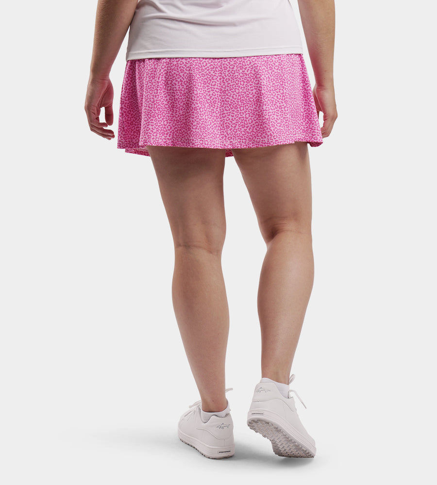 LADIES SIENNA SKORTS - LEOPARD ROSE