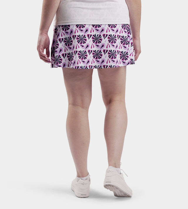 LADIES SIENNA SKORTS - FLORAL PURPLE
