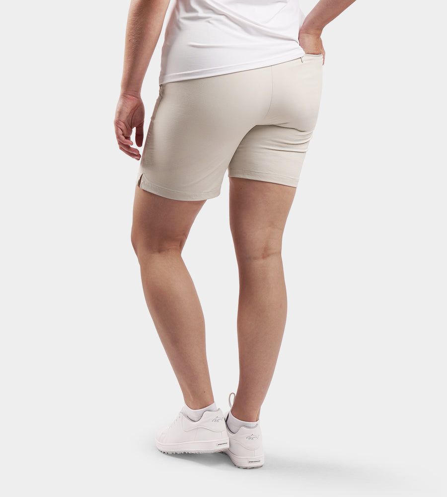 LADIES SUPREME SHORTS - STONE