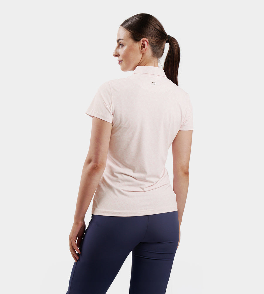LADIES PETAL POLO - BLUSH