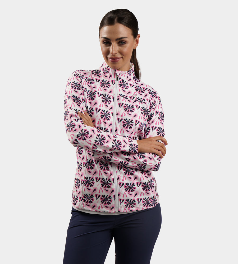 LADIES BIRDIE JACKET - FLORAL BLUSH